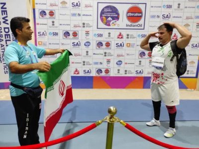پیام تبریک مدیرکل ورزش و جوانان فارس به قهرمان طلایی پارا دوومیدانی جهان