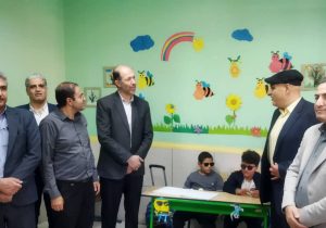 برپایی میز خدمت ثبت احوال فارس در مرکز نابینایان شوریده شیرازی