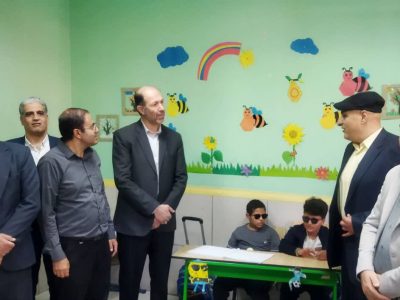 برپایی میز خدمت ثبت احوال فارس در مرکز نابینایان شوریده شیرازی