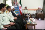 دیدار امام جمعه شیراز با فرماندهان و معاونان فراجا استان فارس