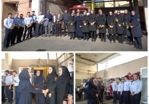 گرامیداشت روز آتش‌نشانی و ایمنی با حضور شهردار منطقه یک در ایستگاه شماره ۲
