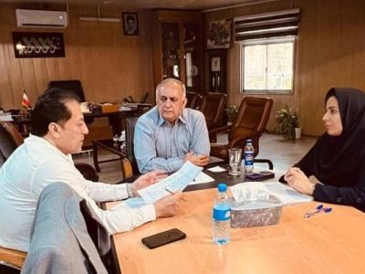 نشست مسئولان اداره ورزش و جوانان شهرستان شیراز واداره کل به مناسبت۲۶مهرماه هفته تربیت بدنی