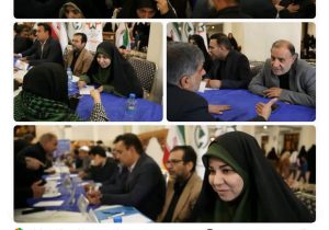 برگزاری میز خدمت شورای اسلامی شهرو شهرداری شیراز در مصلی نماز جمعه