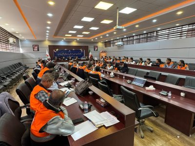 حضور اداره کل راهداری و حمل و نقل جاده ای فارس به صورت همه جانبه و منسجم در مانور تمام عیار مدیریت بحران