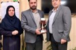 تقدیر از مدیر روابط‌ عمومی هیئت ورزش‌های همگانی فارس به مناسبت هفته تربیت بدنی