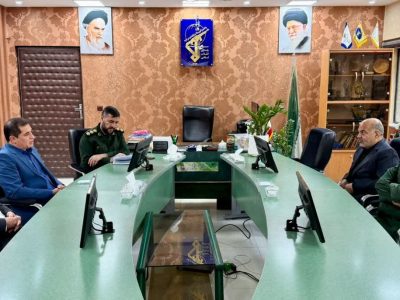 دیدار شهردار منطقه شش با فرمانده سپاه ناحیه ثارالله (ع)