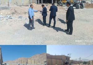 بازدید رئیس حوزه بانک‌های صادرات کازرون و فراشبند از طرح های نهضت ملی مسکن در فراشبند