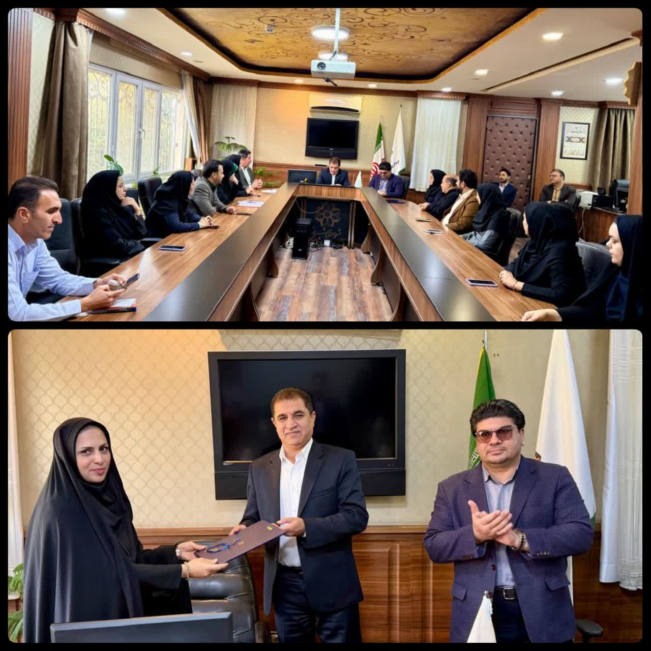 معارفه سرپرست جدید اداره برنامهریزی و توسعه سرمایه انسانی منطقه ۶ معارفه سرپرست جدید اداره برنامهریزی و توسعه سرمایه انسانی منطقه ۶