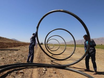 مشارکت بنیاد خیریه حاج اکبر ابراهیمی در طرح آبرسانی به ۱۴۵ روستای محروم فارس