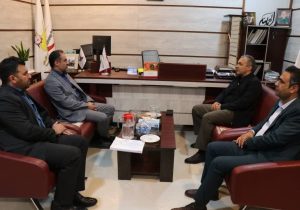 نشست مدیر عامل شهرک های صنعتی و نماینده مردم شهرستان های فیروز آباد