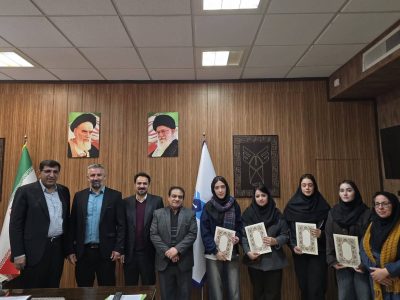 تجلیل از مقام آوران تیم بتن دانشجویی دانشگاه آزاد