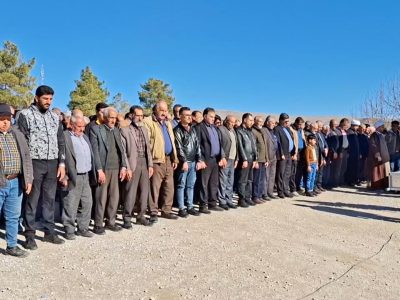 تشییع پیکر مادر شهید در کامفیروز شهرستان مرودشت