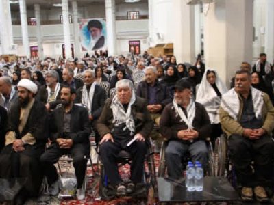 برگزاری همایش تجلیل از جانبازان استان فارس در حرم مطهر حضرت شاهچراغ (ع)