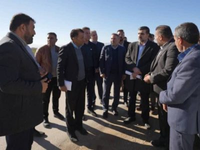بازدید معاون ‌وزیر راه و شهرسازی و رئیس سازمان راهداری وحمل‌ونقل جاده‌ای از طرح ها و محورهای شهرستان‌ بیضا در استان فارس