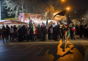 تجمع و سوگواری دانشگاهیان فارس در موکب عزای رهبر شهید انقلاب