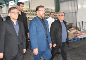 بازدید استاندار فارس و مدیرکل صمت از صنایع غذایی در شیراز