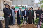 غرس نهال به یاد شهدا در ستاد فرماندهی انتظامی استان فارس