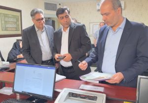 بازدید میدانی دادستان انتظامی سردفتران و دفتریاران سازمان ثبت از دفاتر اسناد رسمی فارس