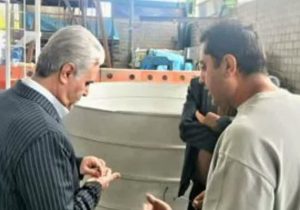 بازدید مدیرکل استاندارد فارس از دو واحد تولیدی در شهرستان سپیدان