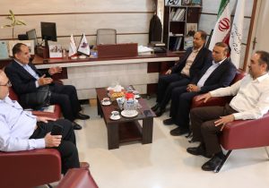 نشست مدیر عامل شرکت شهرک های صنعتی فارس با فرماندار ویژه شهرستان کازرون